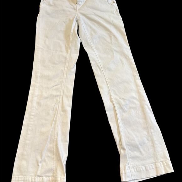 one 5 one Cream Straight Leg Jeans - Picture 1 of 8